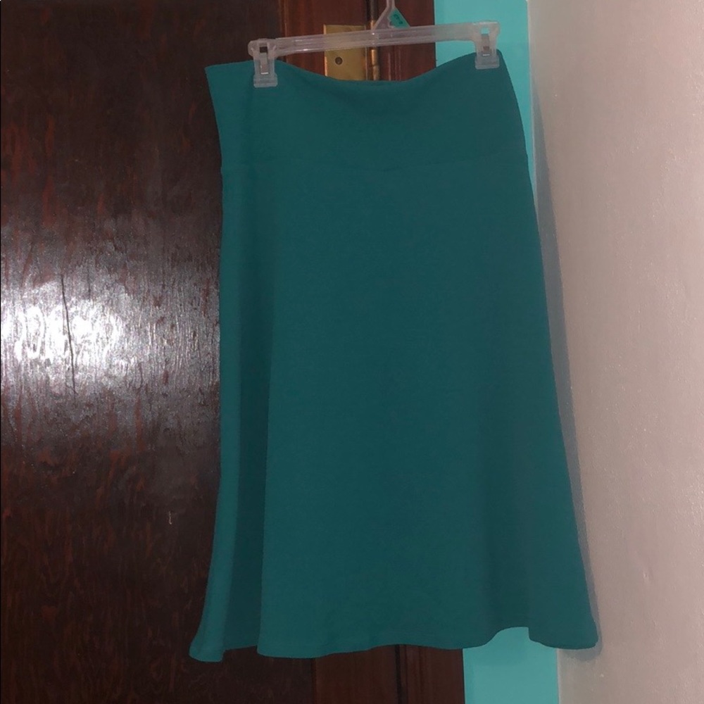 XL LulaRoe Azure teal skirt